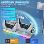 PS5 Stand and Cooling Station with Controller Charger