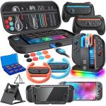 Nintendo Switch 2 Accessories Bundle Case - 23 Pieces