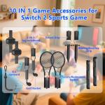HEYSTOP 10-in-1 Sports Accessories for Nintendo Switch
