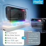 HEYSTOP Switch 2 Dust Cover with RGB Lights