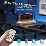 HEYSTOP Switch 2 Dust Cover with RGB Lights