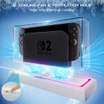 HEYSTOP Switch 2 Dust Cover with RGB Lights