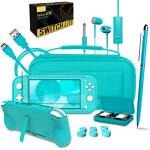 Orzly Nintendo Switch Lite Accessories Bundle - Turquoise