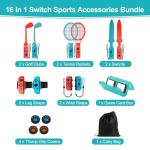 16-in-1 Switch Sports Accessories Bundle