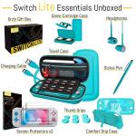 Orzly Nintendo Switch Lite Accessories Bundle - Turquoise