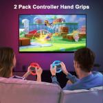 2 Pack Steering Wheels for Nintendo Switch Controllers