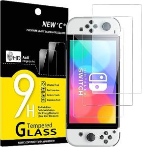 Nintendo Switch OLED Tempered Glass Screen Protector 3 Pack