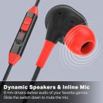 PowerA Wired Earbuds for Nintendo Switch - Black