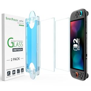 amFilm Nintendo Switch 2 Screen Protector Pack