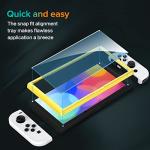 Ivoler 4-Pack Tempered Glass Screen Protectors for Switch