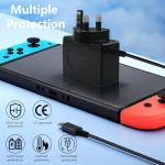 Zeeorymn 45W Fast Charger for Nintendo Switch