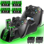 Xbox Controller Charger Station with Rechargeable Batteries