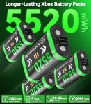 Xbox Controller Charger Station with Rechargeable Batteries