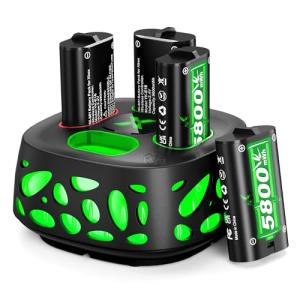 5800mAh Xbox Rechargeable Battery Pack with Charging Station