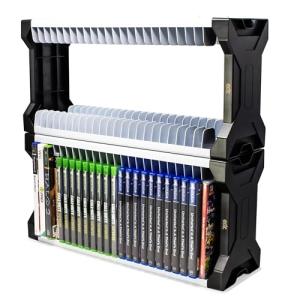 Universal Game Holder Tower with Controller Mounts