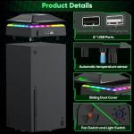Cooling Fan for Xbox Series X with RGB Lights