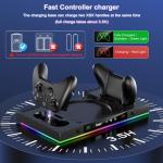 LED Cooling Stand and Charging Station for Xbox Series X