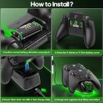 OIVO Xbox Controller Charging Dock with Batteries