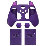 PlayVital Cute Demon Silicone Xbox Controller Skin - Purple
