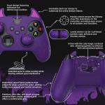 PlayVital Cute Demon Silicone Xbox Controller Skin - Purple