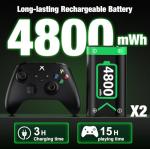 Rechargeable Battery Pack for Xbox Controllers