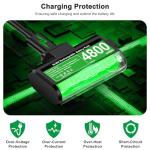 Heyicool Rechargeable Battery Pack for Xbox Controllers