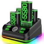 4-Pack Rechargeable Xbox Controller Batteries with Charger