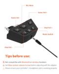 Stereo Headset Adapter for Xbox Controllers