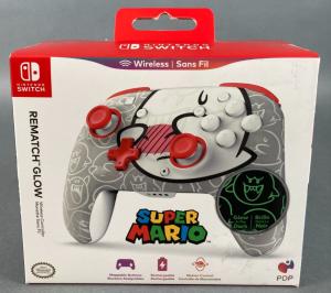 PDP Nintendo Switch GLOW Wireless Controller - Boo-Hoo