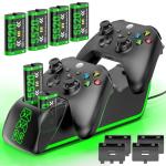 Xbox Controller Charger Station with Rechargeable Batteries