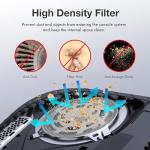 PS5 Dust Cover Net - Purple Lattice Design