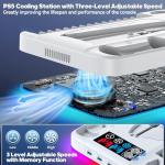 PS5 Cooling Stand & Controller Charger with Organizer