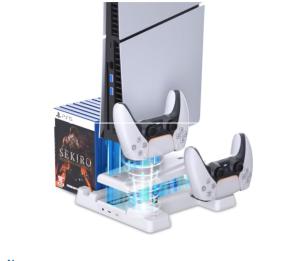 RGB Cooling Stand and Dual Controller Charger for PS5
