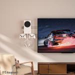 Xbox Series S Wall Mount with Controller Holder