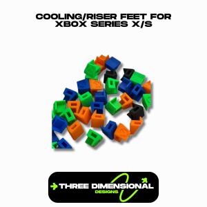 Cooling Feet and Riser Stand for Xbox Series X/S