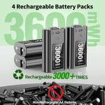 OIVO Xbox Rechargeable Battery Pack and Charger