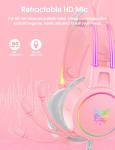 ONITOON Cat Ear Gaming Headset with RGB Lights