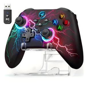 HELLCOOL Wireless RGB PC Gaming Controller