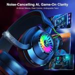 Vakedy HW10 Wireless Gaming Headset with RGB