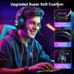 Vakedy HW10 Wireless Gaming Headset with RGB