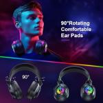 Vakedy HW10 Wireless Gaming Headset with RGB