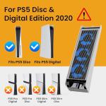 KIWIHOME PS5 Horizontal Cooling Fan with LED