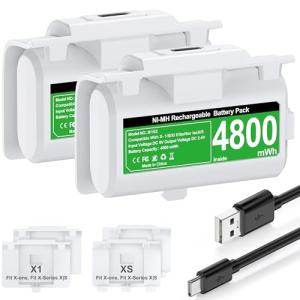 Rechargeable Battery Pack for Xbox Controllers