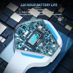 BINNUNE Wireless Gaming Headset with Mic - White