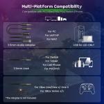 WESEARY Stereo Gaming Headset with RGB Lighting