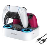 PS5 Controller Charging Station with LED Indicators