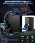 RGB Cooling Fan Charger Station for Xbox Series X
