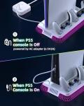 Lictin PS5 Stand and Cooling Station Charger