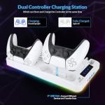 PS5 Slim Cooling Stand with Dual Controller Charger