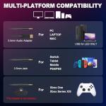 Krysenix PG1 RGB Gaming Headset for Multiple Consoles